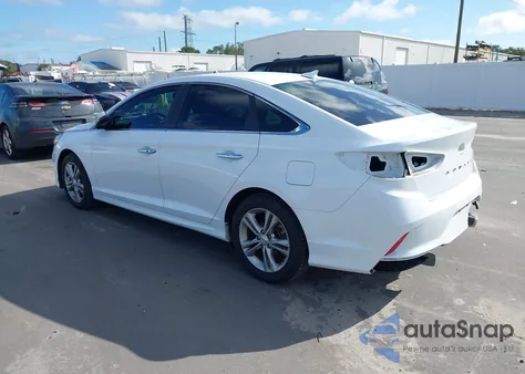 2018 Hyundai Sonata Sel from USA, damaged, VIN 5NPE34AF9JH613987